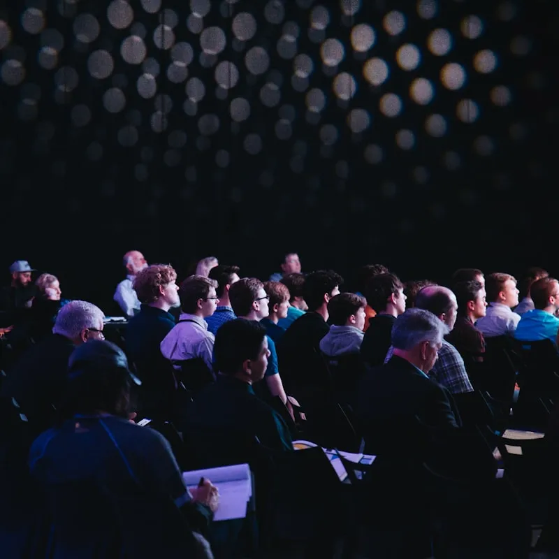 Salon session discussing kinetic typography